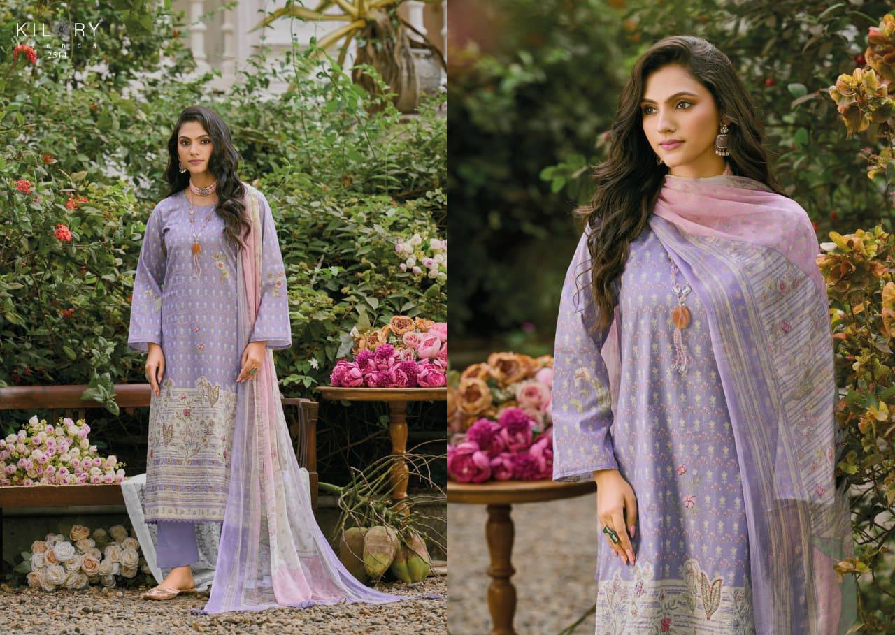 LUMORA By KILORY TRENDS 2511 To 2516 Series Stylish Beautiful Colourful PURE LAWN COTTON Dresses At Wholesale Price